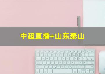 中超直播 山东泰山